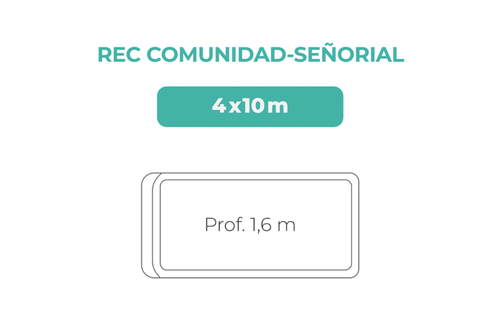 Piscina Poliéster Norgalicia Rec Comunidad-Señorial 4x10