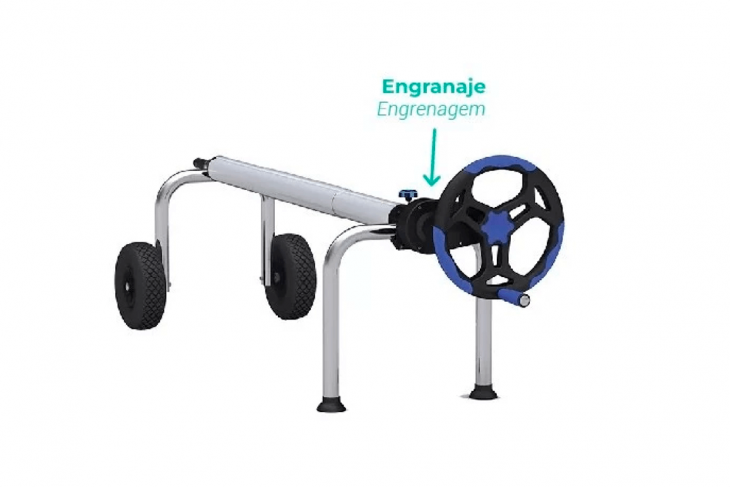 Enrollador para lona térmica hasta 6,50m