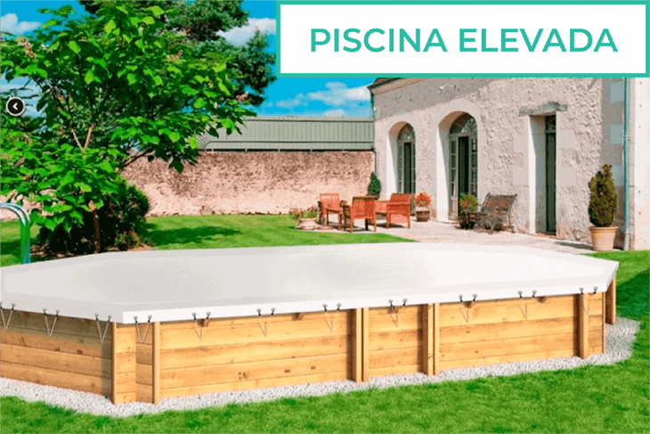 Cobertor de invierno para piscinas elevadas