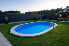liner piscina ovalada