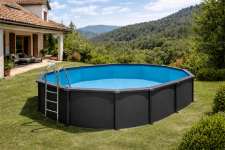 liner piscina ovalada