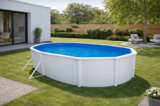 liner piscina ovalada