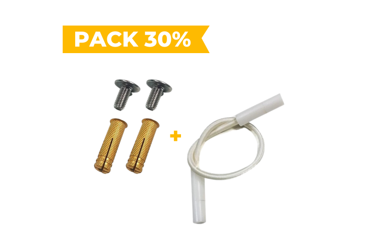 Pack Parafuso + Elasticos Brancos