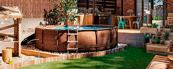 ¿Qué poner debajo de una piscina desmontable?